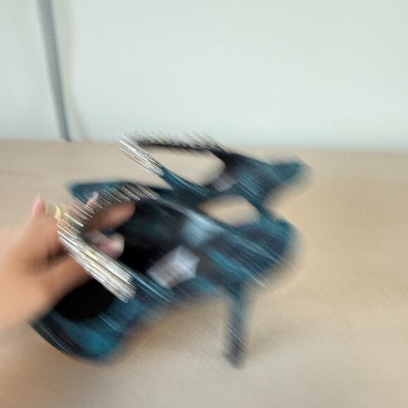 Jimmy Choo Bing 100 Mules Tartan Fabric Crystal Embellished Pointed Toe - Picture 8 of 11